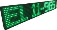 Écran LED pour bus, monochrome, haute luminosité, affichage de l'itinéraire et de la destination de chaque bus