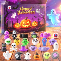 Halloween 2026 Countdown-Kalender Squishy Fidget Toy Blind Box Geist Kürbis Spinne Langsam Aufsteigendes Sensorisches Stressabbau-Spielzeug