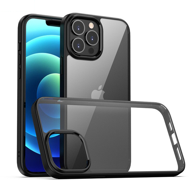 Luxury Street Fashion TPU+PC 2-in-1 Bumper Shockproof Mobile Phone Case Metal Ring for 14/13/12/11 Pro/XS Max/XR/7/8 Plus