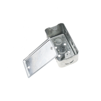 Boîtes de jonction électriques galvanisées en acier inoxydable 2*4 Gi pour câbles et prises de courant