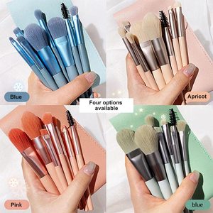 Nuevo Set de 8 Mini Brochas de Maquillaje con Mango de Madera, Brochas Portátiles para Ojos, Herramientas de Belleza al por Mayor - Product Image 2