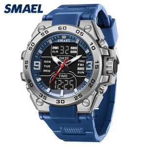 Montre SMAEL 8138 pour homme, nouvelle montre numérique-analogique à double affichage, élégante, multifonctionnelle, étanche 5ATM, montre de sport - Product Image 5