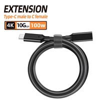 Cable de Extensión USB C, USB 3.2 Tipo C 3.1 Macho a Hembra, Carga y Sincronización para iPhone 17 16 15 Pixel / Nuevo iPad Dell XPS
