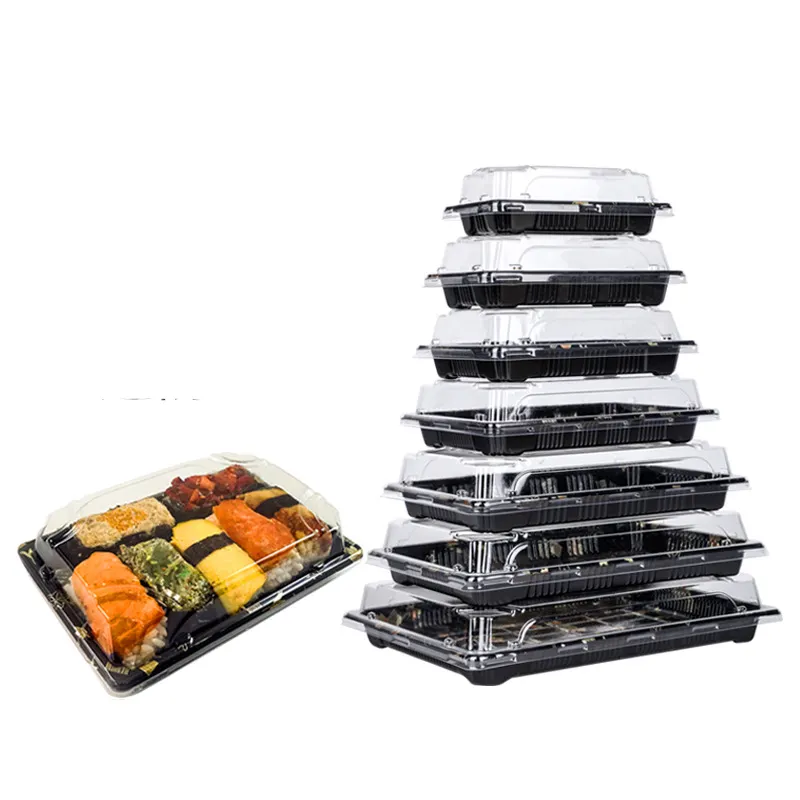 Clear Plastic Take-Away Triangle Cake Cheese Food Sandwich Container Carry Box