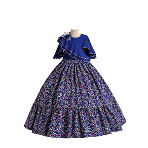 AC155 <span class=keywords><strong>Robe</strong></span> pour enfants <span class=keywords><strong>Robe</strong></span> longue à manches courtes de qualité <span class=keywords><strong>Robe</strong></span> de soirée de mariage pour petite fille - Product Image 1