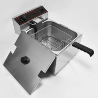 Friteuse automatique pour Restaurant, appareil électrique, multifonction, réglable, pour la cuisson des frites et du poulet, utilisation commerciale, luxe, 11L