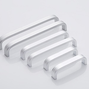 Aluminum Alloy U Shaped Hollow Handle <b>Drawer</b> Cabinet Door Furniture Hardware Minimalist Design Durable - Product Image 3