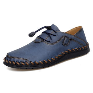 <span class=keywords><strong>Scarpe</strong></span> Casual in pelle di <span class=keywords><strong>grandi</strong></span> dimensioni cucite a mano per <span class=keywords><strong>scarpe</strong></span> da <span class=keywords><strong>uomo</strong></span> Casual Business traspiranti primavera ed estate - Product Image 6