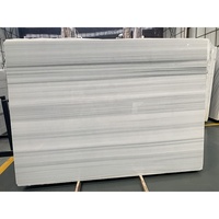 Vente en gros, carreaux d'escalier en marbre blanc étoile de colombie, carreaux de sol en marbre en pierre naturelle pour salle de bain