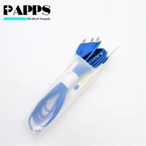 Disposable Push Button Electro Surgical ESU Pencil Cautery Pen With Stainless Steel Blade With 3 Pronged Connector