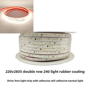 Luci di decorazione <span class=keywords><strong>LED</strong></span> flessibili senza conducente AC 220V/110V 10mm 240 smd2835 IP65 impermeabili IP68 PVC 10M/100M 100mm taglio luce a <span class=keywords><strong>LED</strong></span> - Product Image 4