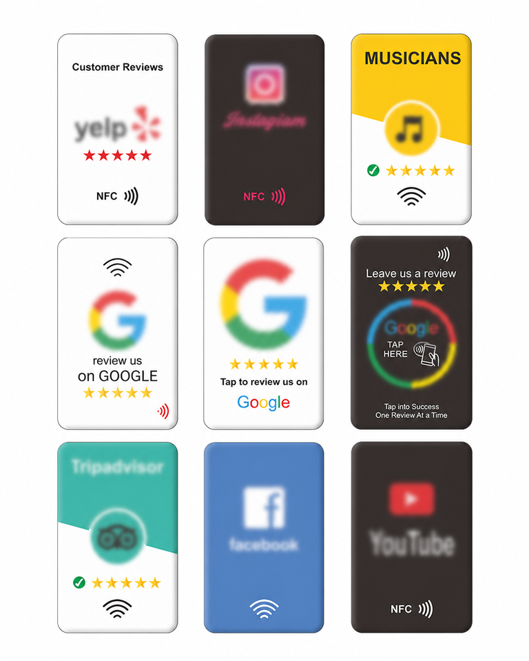 Review & Rating RFID NFC Card with Acrylic Stand Smart Sensor ...