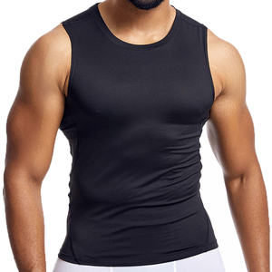 Camiseta Deportiva Personalizada para Hombre, Camiseta sin Mangas Ajustada, para Fitness, Verano, Entrenamiento, Running, Secado Rápido, Gimnasio - Product Image 3