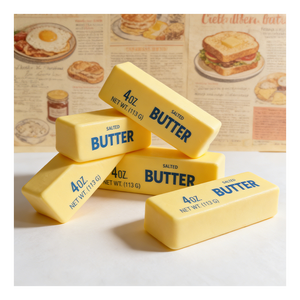 Ensemble de jouets anti-stress en mousse PU à remontée lente, à presser à la main, relaxants, en forme de nourriture mignonne (beurre, chocolat, pain, boulette) - Product Image 3