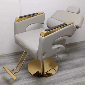 Sillón <span class=keywords><strong>de</strong></span> Peluquería <span class=keywords><strong>Reclinable</strong></span> <span class=keywords><strong>de</strong></span> Estilo Moderno, <span class=keywords><strong>Silla</strong></span> <span class=keywords><strong>de</strong></span> Salón <span class=keywords><strong>de</strong></span> Belleza Hecha <span class=keywords><strong>de</strong></span> Metal Resistente - Product Image 2