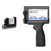 Imprimante numérique portable à jet d'encre pour dates, petite machine de codage facile, impression manuelle électrique, cartons en plastique fermés