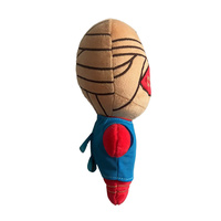 HY vente en gros transfrontalier nouveau produit lavage de bouche en peluche jeu périphérique pansement homme poupée monstre rouge en peluche jouet pour enfants
