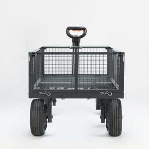 コンパクトな多機能屋外家具ステンレス製折りたたみ式キャンプカートサンシェード & ピクニックテーブル対応 - Product Image 3