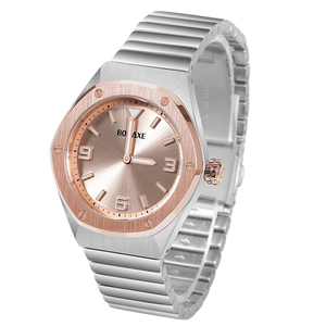 BOMAXE 2023 Reloj de pulsera de cuarzo de lujo para mujer Moda de Año Nuevo Artículo caliente Iced <span class=keywords><strong>Exactime</strong></span> Mujer Deporte Business Glass Pointer - Product Image 1