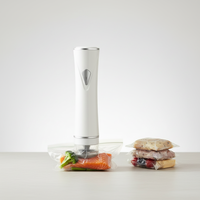 Mini Scelleuse Sous Vide Portable Rechargeable, Machine de Conservation des Aliments Automatique, Électrique, Silencieuse, pour Usage Domestique