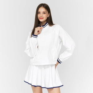 ชุดกีฬาใหม่ โลโก้สั่งทำ ชุดออกกำลังกาย กระโปรงกีฬาลำลอง <span class=keywords><strong>2</strong></span> in 1 กระโปรงกอล์ฟเทนนิสสำหรับผู้หญิง มีกระเป๋า กางเกงขาสั้นในตัว - Product Image 5