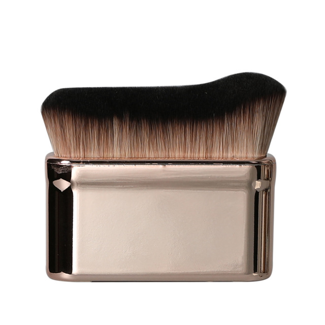 Hot Sale Electric Rose Gold Kabuki Makeup Brush High Quality Vegan Tanning  Body Brush Private Label