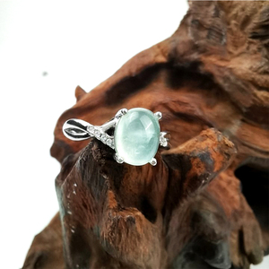 Vente en gros en vrac <span class=keywords><strong>pas</strong></span> <span class=keywords><strong>cher</strong></span> prix cristal bijoux bague pierres précieuses anneaux Prehnite anneaux pour l'<span class=keywords><strong>envoi</strong></span> de cadeaux - Product Image 2