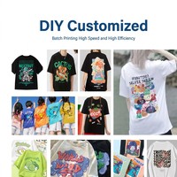 Nueva Impresora DTG GCOLOR A3 de Formato Ancho, Impresión Directa en Prendas, Camisetas, Textiles Digitales, XP600 I1600, 2 Cabezales