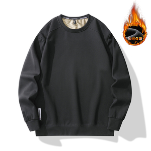 เสื้อสเวตเตอร์คอวีหนา สีพื้น ผ้ากำมะหยี่ เสื้อทำงานผู้ชาย สกรีนโลโก้ได้ ระบายอากาศดี ODM แฟชั่นยอดนิยมประจำฤดูใบไม้ร่วงและฤดูหนาว - Product Image 2