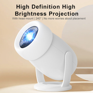 Xách tay 1080P Mini DLP <span class=keywords><strong>LCD</strong></span> chiếu Led Android 12 độc lập Wifi giáo dục không dây Beamer Pin cho Wifi độc lập cho - Product Image 2