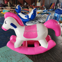 Jeu aquatique gonflable flottant, cheval aquatique pour enfants, jeu de piscine, cheval en PVC