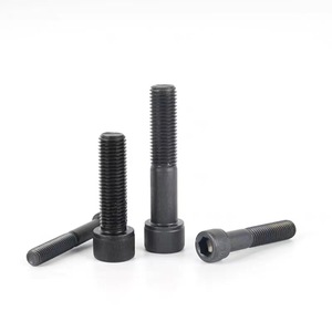 Hex Socket Head Cap Screws 12.9 Grade Black Oxide Carbon Steel GBT 70-1985 Standard Unc Thread Cylindrical Head - Product Image 1