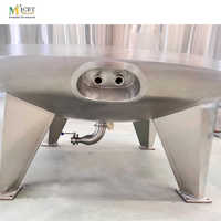Réservoir de stockage en acier inoxydable à double enveloppe pour eau, jus, produits chimiques et huiles, capacités 5000L, 10000L, 20000L, équipement de fermentation