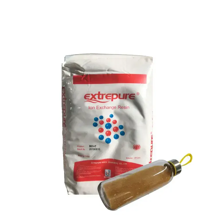 Extrepure Ion Exchange Resin 001x7 Strong Acid Cation Resin Water Softener Resin For Water Purification System