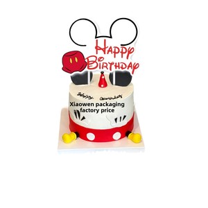 Nouvel ensemble de <span class=keywords><strong>vaisselle</strong></span> <span class=keywords><strong>jetable</strong></span> en papier de 6 pièces, thème M-M rouge, style dessin animé, comprenant assiettes, gobelets, serviettes et guirlande. - Product Image 2