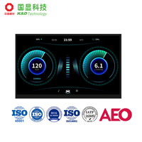 Écran automobile K&D 10,1 pouces 1024x600 A-Si AR AG AF IPS TFT LCD 600 nits lisible en plein soleil, module intelligent pour cockpit 800:1