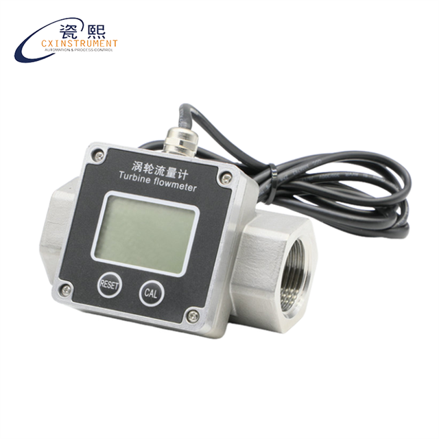 Factory Direct Supply High Precision RS485 Output Liquid Measurement Device Digital Turbine Flow Meter