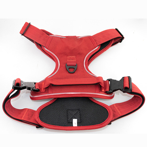 Producción de fábrica de malla de nailon Led <span class=keywords><strong>Pet</strong></span> Rock Light up Dog Vest Reflective Outdoor Party Led Dog Harness Set - Product Image 1