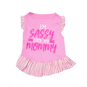 <span class=keywords><strong>Pet</strong></span> <span class=keywords><strong>Dress</strong></span> Cute Dog Shirt Printed Dog Princess Summer Apparel <span class=keywords><strong>Clothes</strong></span> gonna con abito con volant - Product Image 5