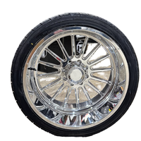 Jantes de camion en alliage d'aluminium forgé poli, jantes tout-terrain à fond profond 24x14 26x16 28x16 pour pick-up 1500