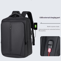 Mochila para Portátil al por Mayor, Gran Capacidad, Impermeable, Ligera, Mochila de Viaje para Computadora con Puerto USB, Mochila de Viaje para Estudiantes