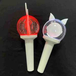 Kpop-Lámpara de mano brillante para concierto con logotipo personalizado, transparente, oreja de conejo, soporte para animar, palo intermitente - Product Image 3