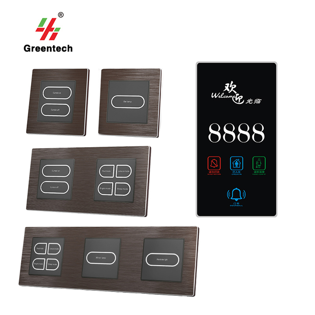 Hotel Intelligent Room Control System Unit, ABS Panel, Intelligent Wired Automation Hotel Solution