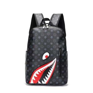 New <b>backpack</b> <b>simple</b>, personalized, fashionable shark <b>backpack</b> - Product Image 5