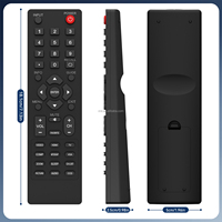 Télécommande universelle DX-RC02A-12 compatible avec tous les téléviseurs Dynex, y compris les téléviseurs LCD LED HDTV