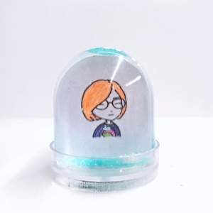 Cadre photo dôme boule de neige DIY en plastique pour décoration, souvenirs et cadeaux - Product Image 2