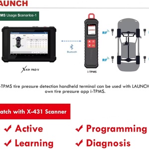 LAUNCH Tire Pressure <b>Detector</b> Handheld X431 TSGUN TPMS <b>Sensor</b> Activator Programming Tool - Product Image 2