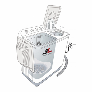 Machine à laver <span class=keywords><strong>manuelle</strong></span> à économie d'énergie de 5 kg pour les personnes âgées XPB50-4518SA/H - Product Image 6