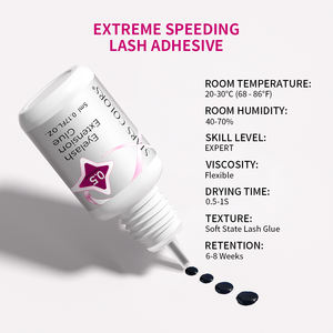 Pegamento para extensión de pestañas de secado rápido 0,3 0,5, venta al por mayor, adhesivo para extensión de pestañas, adhesivo para pestañas, pegamento impermeable para pestañas - Product Image 2