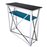 Comptoir d'affichage de salon commercial pliable léger et portable Stand de table Pop Promotion publicitaire Salon commercial rentable